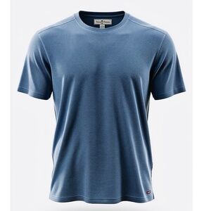 TOMMY BAHAMA Mens Blue Silk Blend Top T-shirt Size XL Short Sleeve Pullover